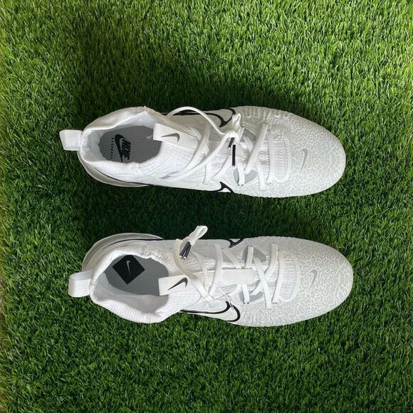 Nike Alpha Huarache NXT MCS White Baseball Cleats - Picture 4 of 6